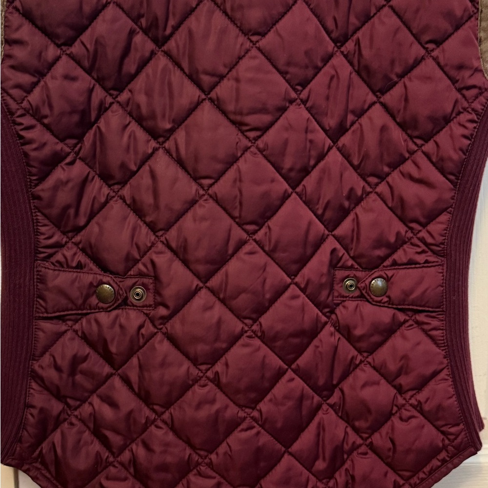 Polo by Ralph Lauren Maroon Quilted Vest - Picture 5 of 5